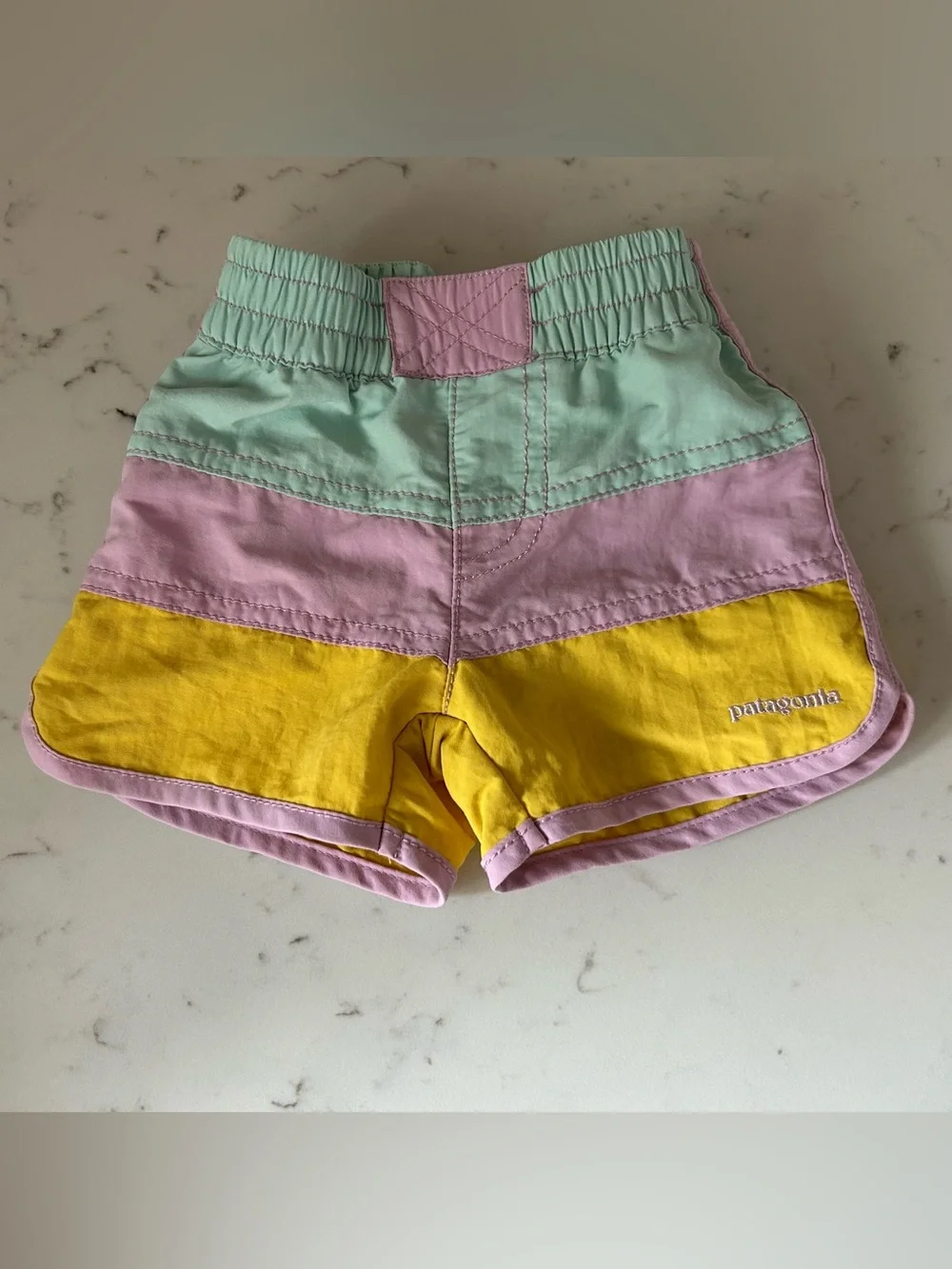 Patagonia Baby Boardshorts Colorblock 6-12 Mos